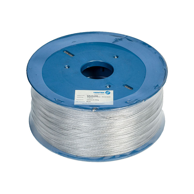 Braided Wire - 1.6mm Aluminium /1000m