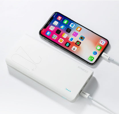 Romoss 20000mAh Power Bank With Lightning Port Charging